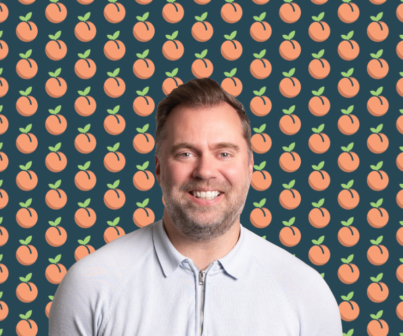 Image is Peach Insurance, Director of Commercial, Ryan Bendelow